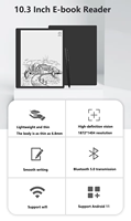 Tablette éducative 10,3 pouces Android 14 avec technologie E-Ink, 4 Go de RAM et 32 Go de stockage pour l'apprentissage