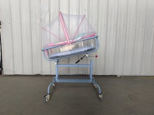 Lit d'hôpital pour nouveau-né <span class=keywords><strong>en</strong></span> plastique ABS, avec bassin transparent et hauteur réglable, mobilier hospitalier, garantie 1 an - Product Image 3