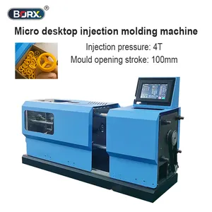 BORX 2T/4T mikro masaüstü 0.5KW enjeksiyon kalıplama makinesi tek düğme ile işletim sistemi