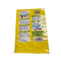 Sacs en polypropylène tissé durables avec logo personnalisé pour l'emballage de sable, engrais, riz, semences, aliments pour animaux, farine de biscuits, produits chimiques, sucre