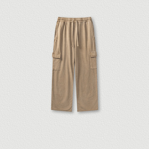 Pantalones de chándal <span class=keywords><strong>cargo</strong></span> anti-pilling personalizados Pantalones de chándal holgados de algodón de alta calidad para hombres - Product Image 3