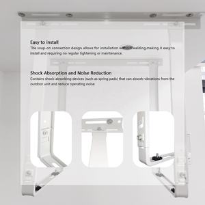 Condizionatore d'Aria Boruida 1200-24000 Btu Mini Split, Installazione Semplice, Supporto Esterno in Acciaio Zincato per Soffitto - Product Image 5