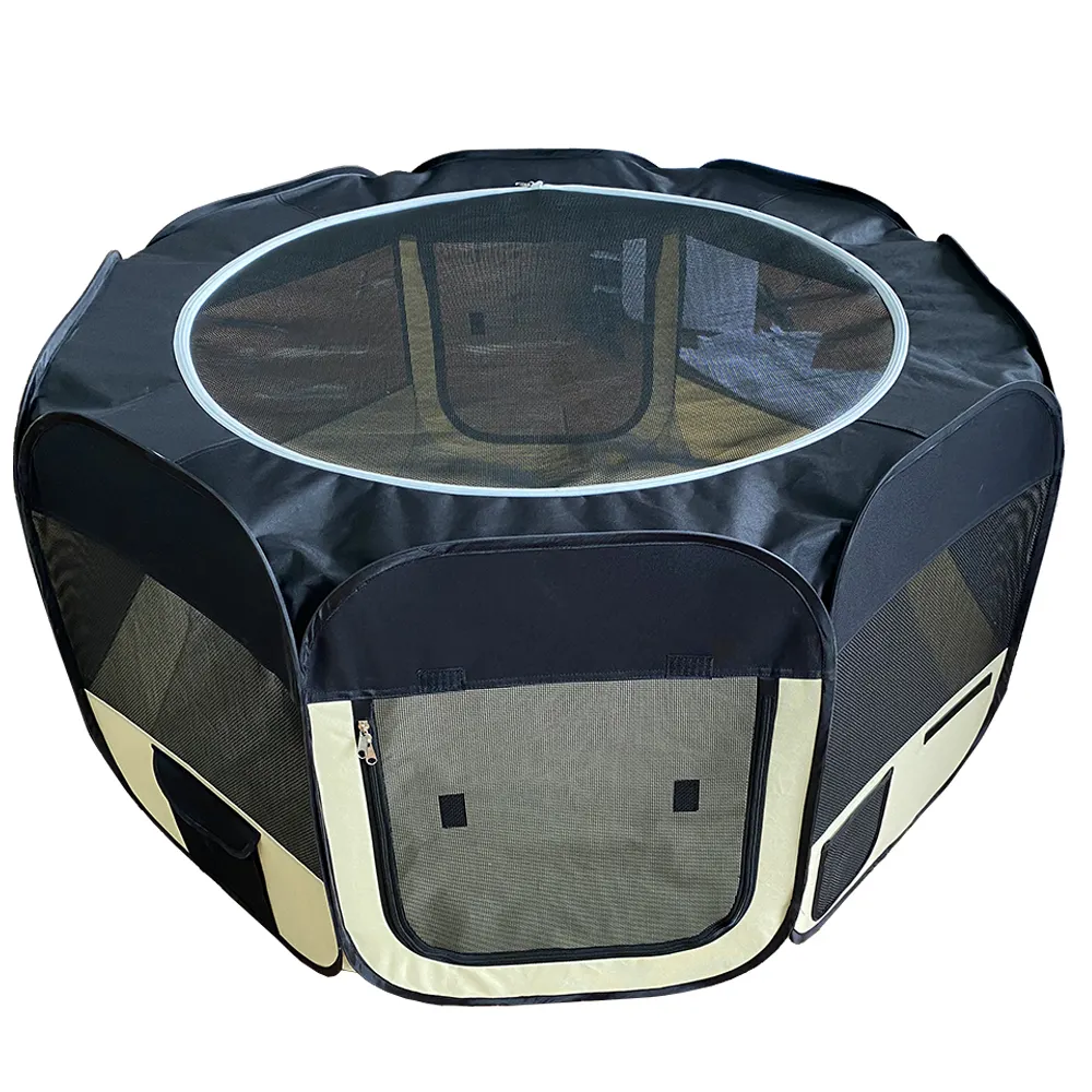 Nouvelle tente d'exercice pliable pour animaux de compagnie 600D tissu oxford portable pour animaux de compagnie