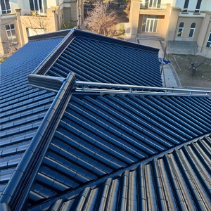 Panneau antique moderne en alliage d'aluminium avec décoration de toit pour villa - Product Image 1