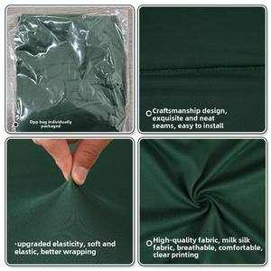 Fundas de <span class=keywords><strong>silla</strong></span> elásticas de poliéster de LICRA de Color sólido para iglesia, boda, restaurante, sala de estar, evento, juego, funda para <span class=keywords><strong>silla</strong></span> - Product Image 2