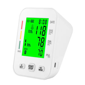 جهاز مراقبة ضغط الدم الطبي للكبار ، جهاز الكفة الرقمي الأوتوماتيكي للنبض BP ، مقياس ضغط الدم الكهربائي لارتفاع ضغط الدم - Product Image 6