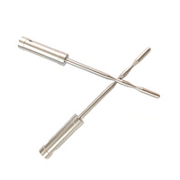 Goupille de positionnement en acier inoxydable usinée CNC, goupille de guidage multi-étapes de haute précision, pièces d'axe de précision OEM pour équipement industriel
