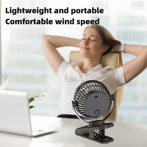 New 10000mah Portable Fan Multi-function Outdoor Clip Fan Mini Usb Rechargeable 7 Inch Clip Fan - Product Image 6
