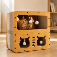 En gros, livraison directe : Lit-griffoir pour chat en carton ondulé, résistant aux griffures, sans poussière, toutes saisons