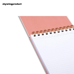 Skywing Sản phẩm sản xuất tại Trung Quốc 192 trang 120 GSM giấy 6x9 inch đầu xoắn ốc máy tính xách tay với lịch cho kế hoạch và tổ chức - Product Image 6