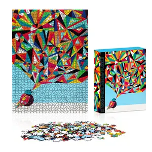 도매 맞춤형 1000 조각 지그 소 퍼즐 성인