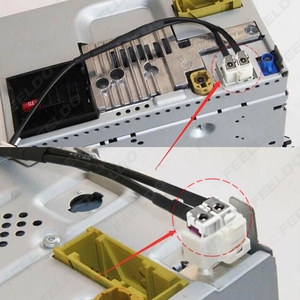 Pour unité principale <span class=keywords><strong>VW</strong></span> FAKRA 2 en 1 diversité reprise convertisseur séparateur Y câble faisceau de câbles pour RNS510 RCD510 + <span class=keywords><strong>adaptateur</strong></span> Radio d'<span class=keywords><strong>antenne</strong></span> - Product Image 6