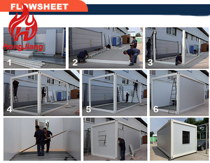 Ventes directes <span class=keywords><strong>d</strong></span>'usine Les maisons mobiles en conteneur personnalisé de 20 <span class=keywords><strong>pieds</strong></span> sont utilisées dans une variété de scénarios - Product Image 4