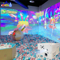 Système de jeu interactif de projection murale avec détection de mouvement AR et projecteur de cartographie 3D pour parcs d'enfants intérieurs, centres commerciaux et fêtes