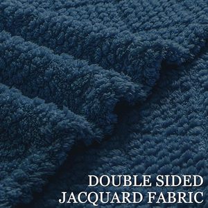 60x80 inch hiện đại Jacquard Waffle đôi kích thước raschel chống bụi <span class=keywords><strong>Mite</strong></span> 100% polyester tùy chỉnh mềm ấm cúng Fluffy ấm chăn - Product Image 4