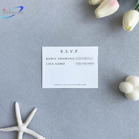 Invitation d'anniversaire découpée sur mesure Or Rose avec enveloppes personnalisées et logo, Boîte en velours Vert Sauge pour invitation de mariage
