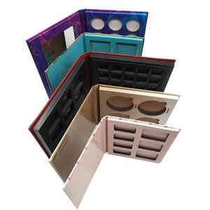 Wholesale Custom Printed Cosmetic Palette Packaging Empty <b>Magnetic</b> Flip Gift Rigid Cardboard Makeup Palette Eyeshadow Packaging - Product Image 4