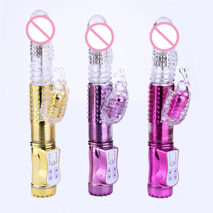 Vibratore di coniglio in Silicone da <span class=keywords><strong>donna</strong></span> con bastone rotante positivo e negativo per il corpo masturbazione giocattolo sessuale - Product Image 2