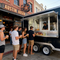 Kit de remorque alimentaire préfabriquée personnalisable à prix abordable pour tacos, cuisine commerciale de luxe, camion-restaurant mobile