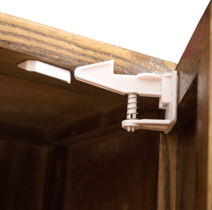 <span class=keywords><strong>2022</strong></span> vente chaude bébé serrures de sécurité blanc noir ressort serrures de tiroir - Product Image 3