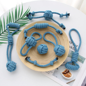 Üretici toptan mavi turuncu yeşil kırmızı çiğnemek köpek oyuncağı oyuncak seti - Product Image 1