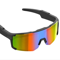 Gafas de Sol Inteligentes con Audio Bluetooth, Auriculares Abiertos, Micrófono BT 5.3, Resistentes al Agua IPX5, Plegables, Radio FM, para Hombres y Mujeres, Ciclismo, Running