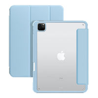 Kenke Coque arrière entièrement transparente pour iPad, étui détachable pour tablette, étui pour iPad Pro 11 pouces
