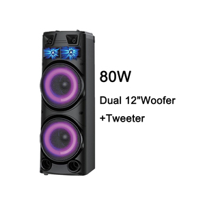 Karaoke Dual 12 pulgadas Polea Sistema de sonido Hifi Altavoz estéreo para exteriores Karaoke <span class=keywords><strong>Bt</strong></span> Altavoz con micrófono - Product Image 5