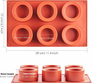 <span class=keywords><strong>Moule</strong></span> à bonbons au chocolat Moules ronds en silicone pour la cuisson Muffin Gâteau Dessert <span class=keywords><strong>Cookie</strong></span> Bol alimentaire Congélateur Verre à liqueur <span class=keywords><strong>Moule</strong></span> à glace - Product Image 3