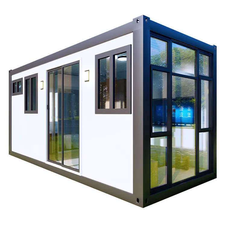 Leveranciers Gebruikte Prefab Container Huis Tweedehands Geprefabriceerde Flat Pack Container Huis Met Woonkamer Te Koop