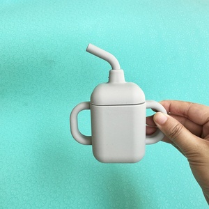 Nuevo Vaso Infantil con Pajita y Tapa, Diseño Rectangular, Libre de BPA, Precio de Fábrica, Vaso Portátil para Bebés, Disponible en Stock - Product Image 5