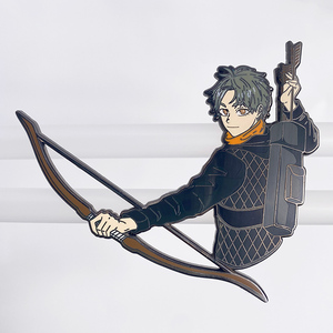 Pins en émail personnalisés OEM pour merchandising d'anime et de <span class=keywords><strong>manga</strong></span>, pins de revers pour crowdfunding, pour artistes indépendants - Product Image 3