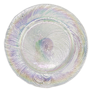 طقم أواني طعام زجاجية ذهبية على الطراز الاسكندنافي وعاء حلويات زجاجي دائري طبق غربي صينية سلطة بحافة ذهبية زجاج عتيق - Product Image 3