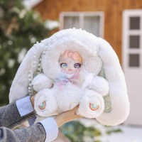 Authentique Peluche de la série Frozen 600% en forme de poupée, Porte-clés, Pendentif Kawaii Tendance, Boîte Mystère, Cadeau