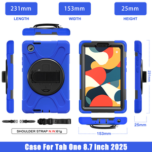 เคสแท็บเล็ตเกราะสายรัดมือซิลิโคนสำหรับ Lenovo TAB หนึ่ง K9 TB305 K9 TB310 M8 TB300 GEN4 TB301 <span class=keywords><strong>8705</strong></span> 8505 8เคสหลัง - Product Image 3