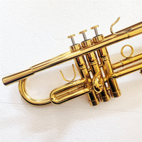 STR120 Bb Key Professional Handcraft Gold Lacquer Finished Trumpet