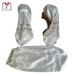 Bandeau unisexe en satin avec bouton, de haute qualité, logo personnalisé imprimé, uni, pour adultes, pour le sport, la plage, les fêtes, usage quotidien - Product Image 3