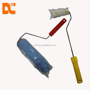 Rouleau de peinture en laine éponge pure en polyester de qualité supérieure, différentes tailles personnalisables pour la peinture des sols et des murs, outil de décoration intérieure - Product Image 3