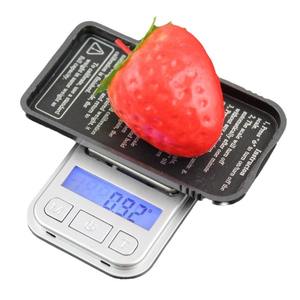 Mini báscula portátil para joyería, báscula de medición de peso de bolsillo con pantalla Lcd de precisión de 0,01g para piedras preciosas, oro y plata - Product Image 1