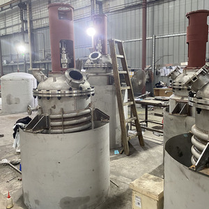 ถังผสมปฏิกรณ์แบบมีแจ็คเก็ตสแตนเลส ถังปฏิกรณ์ผลิตปุ๋ยชีวภาพ ถังปฏิกรณ์อะคริลิก เครื่องผสมกาว - Product Image 3