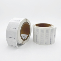 Ucode9 RFID chip tag rouleau d'étiquettes autocollantes électroniques uhf rfid tags incrustation approuvée ARC pour Walmart smart retail management