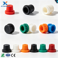 Capuchon en silicone de qualité alimentaire XINHUA pour ampoule LED d'arbre de Noël, transparent givré, couleur personnalisée, OEM, RoHS