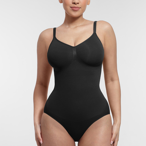 Body sculptant dos nu Hexin pour <span class=keywords><strong>femme</strong></span>, haute élasticité, invisible, idéal pour mariage et entraînement, en tissu tricoté uni - Product Image 3
