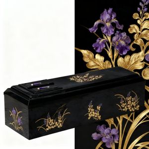 Оптовая Продажа с фабрики черные японские деревянные окрашенные гробы - Product Image 1