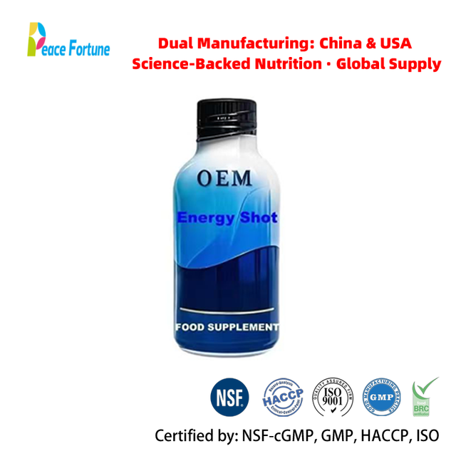 Energy Shots for Sports - Energy Shot Bottles, Drink Energy Liquid Shot Sports Nutrition Supplement OEM Private Label