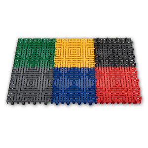 Newest Double-Layer Car Wash Grille No-Dig Sink with Built-In Drain 100% New PP Garage Floor Walking Ground Tiles Newest Arrival - Product Image 1