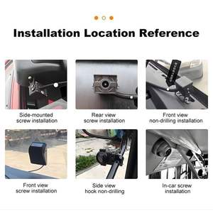 Caméra de recul étanche haute qualité haute définition 1280x720P 90-120 degrés large tension pour camion bus rétroviseur embarqué - Product Image 6