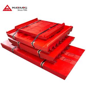 Прочные Щековые пластины из марганцевой стали для горной дробилки и карьерного оборудования - Product Image 1