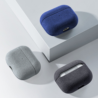 Étui de luxe pour AirPods Pro 3 en Alcantara, accessoires tout compris avec coque de protection pour AirPods 4
