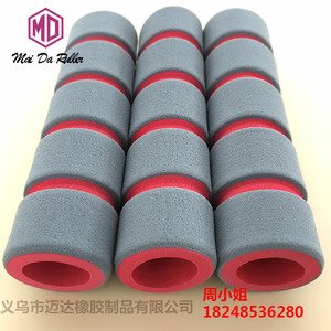 Mai Da Rubber <b>Foaming</b> Tube NBR EVA Anti-Slip Fishing Rod Handle Cover 6mm Wall <b>Thickness</b> 0.3m Length Red Two-Color - Product Image 2